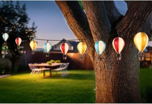 Globo Lampki Solarne LED Mini Balony 9x0,06W 2