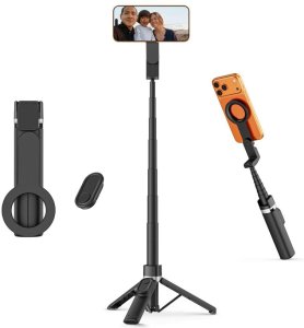 Selfie stick 4kom.pl TECH-PROTECT L11S MAGSAFE BLUETOOTH SELFIE STICK TRIPOD BLACK (5906302323395) 5