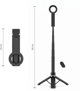 Selfie stick 4kom.pl TECH-PROTECT L11S MAGSAFE BLUETOOTH SELFIE STICK TRIPOD BLACK (5906302323395) 7