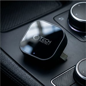 Radio samochodowe Canva Adapter TECH-PROTECT ULTRABOOST CA01 Apple CarPlay / Android Auto USB Bluetooth 5.4 Matte Black (5906302323876) 5