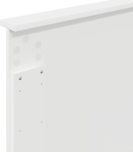 WaszeMeble Łóżko 75X190 białe jednoosobowe rama łóżka ze stelażem do sypialni 11