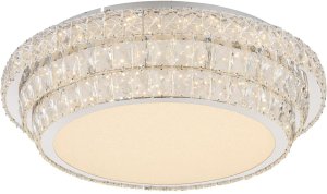 Lampa sufitowa Globe Kryształowa KLARA LED CCT 58W Globo 2
