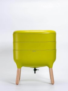 Ekobat Kompostownik domowy dla dżdżownic 50x38 cm zielony Plastia Urbalive 4