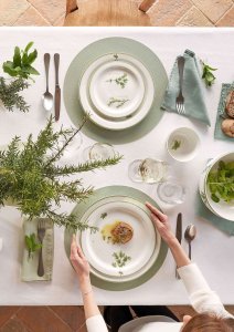 Lumarko Pojemnik na cukier porcelanowy 1 l biały La Porcellana Bianca Coltivia 4