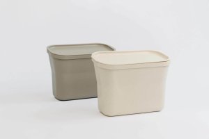 Kosz na śmieci Form-Plastic Wiszący pojemnik na bioodpady 27,5x14 cm jasnoszary Plastia 2