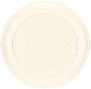 Lumarko Taca okrągła 42 cm biała roślinny wzór melamina Rose&Tulipani LIMU 3