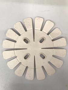 Browin Pokrywa fermentacyjna do słoika 13,5 cm pomarańczowa Plastia 2