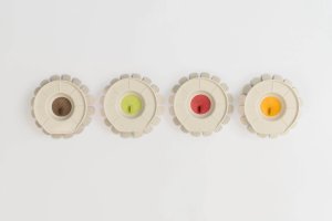 Browin Pokrywa fermentacyjna do słoika 13,5 cm pomarańczowa Plastia 5