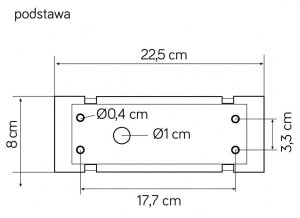 SU-MA Lampa Ogrodowa Słupek LED 9W FLS-750 Form B Suma 6