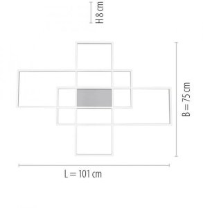 Lampa sufitowa Belideco LED Q-Inigo 8195-55 Paul Neuhaus 5