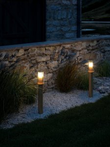 Nordlux Lampa ogrodowa słupek Linton czarna 3