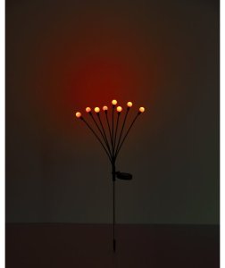 Globo Lampa Ogrodowa Solarna LED RGB 8x0,06W Stojąca 6