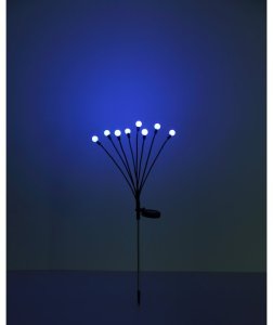Globo Lampa Ogrodowa Solarna LED RGB 8x0,06W Stojąca 8