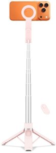 Selfie stick 4kom.pl TECH-PROTECT L11S MAGSAFE BLUETOOTH selfie stick tripod pink (5906302323401) 2