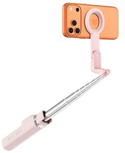 Selfie stick 4kom.pl TECH-PROTECT L11S MAGSAFE BLUETOOTH selfie stick tripod pink (5906302323401) 3
