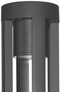 Italux Lampa Ogrodowa Słupek LED Ratel Czarna - OFL-50757-M-BK 2