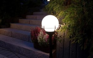 SU-MA Lampa ogrodowa stojąca kule z koszykiem K 5002/2/KPO Suma 4