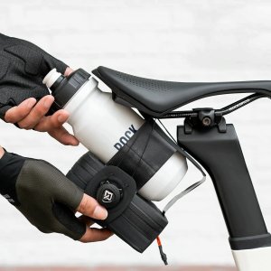RockBros Torba podsiodłowa AS-150 wodoodporna wielofunkcyjna z miejscem na bidon - czarna (5907769391552) 5