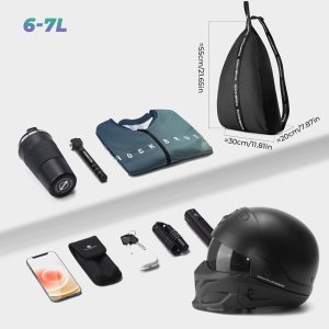 RockBros Plecak H34 z uchwytem na kask - czarny (5907769391705) 4