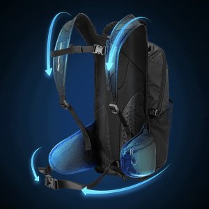RockBros Plecak H9 miejski 20 l lekki wodoodporny - czarny (5907769391651) 2