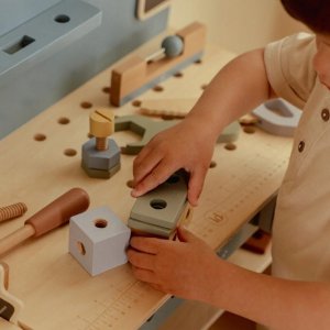 Little Dutch Wooden work table with tools (LD2545) 4