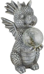 PowerNeed Lampa Solarna Dekoracyjna Stojąca LED Smok solar 33888 Globo 4