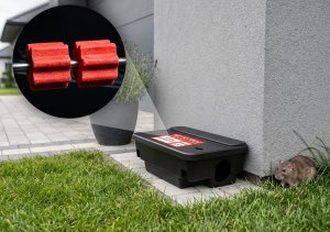 NO PEST Trutka trucizna na szczury myszy gryzonie fluo środek gryzoniobójczy kostka czerwona fluorescencyjna świecąca brodifakum 3kg 8