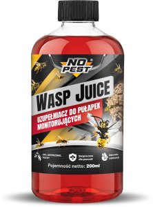 NO PEST Wabik przynęta uzupełniacz płyn wabiący do pułapek monitorujących na osy i szerszenie "Wasp Juice" 200ml 5