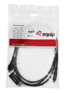Adapter AV Equip USB-C->USB-C+HDMI PD100W 4K/ 60Hz 3.00m Alu. (128437) 2