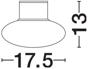 Luces Exclusivas Lampa Sufitowa Zewnętrzna LED Taranzo LE75258 5