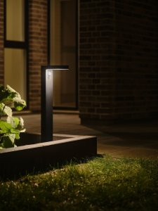 Nordlux Lampa Ogrodowa Słupek LED Solar z Czujnikiem RICA ROUND 5