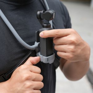 SunnyLife Giętki Uchwyt Mocowanie Na Szyję Klatkę Szyja Do Dji Osmo Pocket 3 / 4 / Pov / Op4-zj155-d / Zj155 / czarny (SB11952) 6