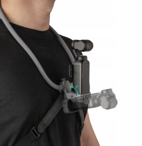 SunnyLife Giętki Uchwyt Mocowanie Na Szyję Klatkę Szyja Do Dji Osmo Pocket 3 / 4 / Pov / Op4-zj155-d / Zj155 / czarny (SB11952) 7