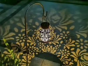 xxxxxxxxxxxxxxxx Verk Group (Verk) Lampion solarny ozdobny LED latarnia słoneczna czarna wisząca lampa 7
