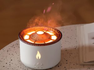 Dyfuzor zapachowy xxxxxxxxxxxxxxxx Verk Group (Verk) Nawilżacz powietrza dyfuzor z LED RGB efekt wulkanu mgiełka zapachowa 5