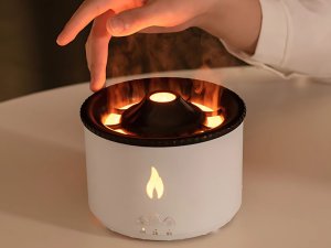 Dyfuzor zapachowy xxxxxxxxxxxxxxxx Verk Group (Verk) Nawilżacz powietrza dyfuzor z LED RGB efekt wulkanu mgiełka zapachowa 8