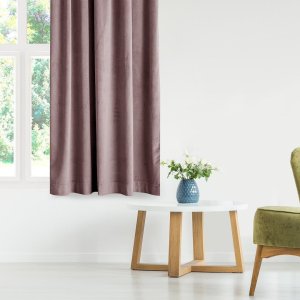 Fabryka Firan Zasłona VELVET 140x270 brązowa welwet na taśmie Restilo 11