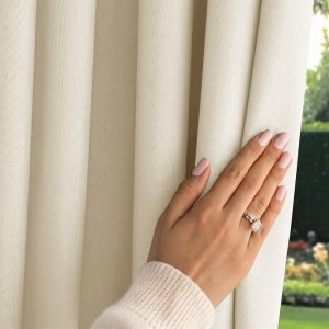 Fabryka Firan Zasłona MOLTE 155x200 kremowa oxford taśma wielofunkcyjna Restilo 10