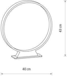 Nowodvorski Lampa stojąca zewnętrzna przenośna LED 6W LIV LED 11538 6