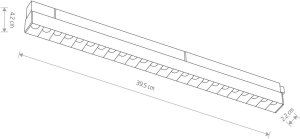 Nowodvorski Lampa Szynowa LED LVM Focus 15W 11631 6