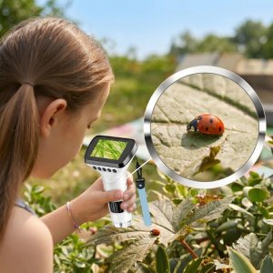 NoboKids Mikroskop dla Dzieci Cyfrowy Elektroniczny WIFI Ekran LCD 1000x (5904665405963) 11