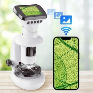 NoboKids Mikroskop dla Dzieci Cyfrowy Elektroniczny WIFI Ekran LCD 1000x (5904665405963) 3