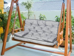 AIO FACTORY Zestaw ogrodowy wysoki bok z lamówką 120x60x50 cm szary (5905913039206) 2