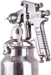Rosfix Pistolet lakierniczy S-770 S AUARITA 3,0mm do malowania dolny zbiornik (5902553724516) 3