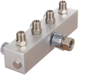 Siemens Rozdzielacz powietrza aerografu 1/8 1/4 listwa 4x (5902553702859) 2