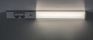Rabalux Oprawa Podszafkowa LED Bilal E 8W z Gniazdami USB A/C i Włącznikiem 3