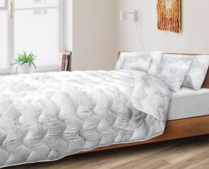 AIO FACTORY Kołdra kwiat 180x200 cm całoroczna antyalergiczna mikrofibra drukowana silikon (5906501514051) 3