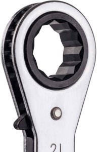 JCB Zestaw kluczy oczkowych z grzechotką klucze 6-21mm dwustronne 5szt (5902553743586) 4