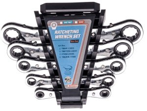 JCB Zestaw kluczy oczkowych z grzechotką klucze 6-21mm dwustronne 5szt (5902553743586) 7