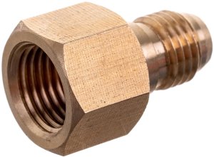 KAN-therm Redukcja reduktora Azot G1/4" GZ- 1/4" SAE mosiężna, Klimatyzacja (5902553737394) 3